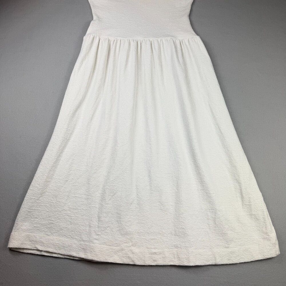 Free People Beach Womens M White Terry Cloth Maxi Dress Swim Suit Cover Up - Picture 6 of 10